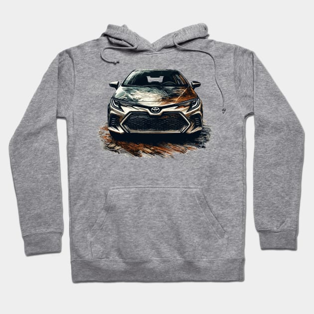 Toyota Corolla Hoodie by Vehicles-Art